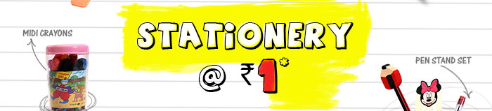  Mr. Clean Stationery @  Rs. 1*