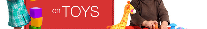 Flat 20% OFF* on Toys for your li'l one