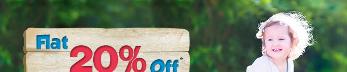 Flat 20% OFF* on Baby Gear