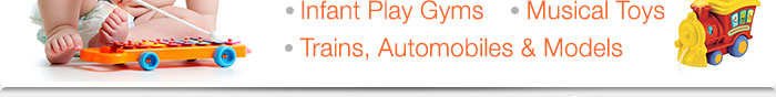 Infant Play Gyms | Musical Toys | Trains, Automobiles & Models