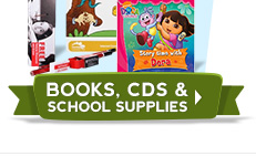 Books, CDs & School Supplies