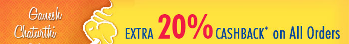 Extra 20% Cashback* on All Orders