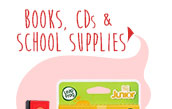 Books, CDs & School Supplies
