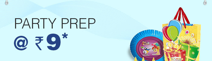 Party Prep @ Rs. 9*