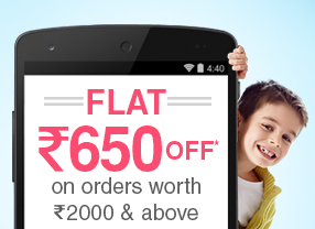 Flat Rs. 650 OFF* on orders worth Rs.2000 & above