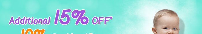 Additional 15% Off* plus 10% Cashback*