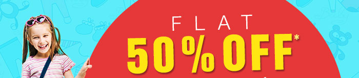Flat 50% OFF* on Handpicked Products