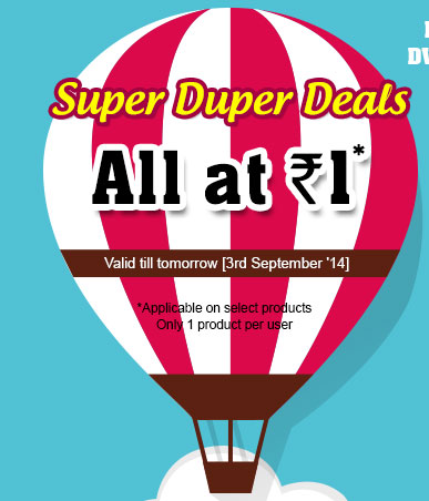 Super Duper Deals All at Rs.1*