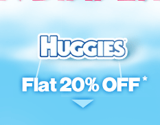 Huggies - Flat 20% OFF