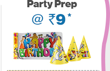 Party Prep @ Rs. 9*
