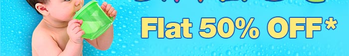 Sippers @ Flat 50% OFF*