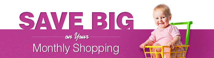 Save Big on Your Monthly Shopping