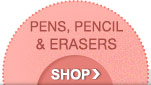 Pens, Erasers & Pencil Boxes