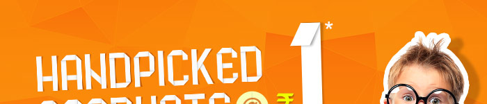 Handpicked Products @ Rs. 1*