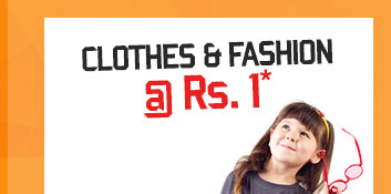 Clothes & Fashion @ Rs.1*