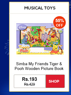 MUSICAL TOYS - Simba My Friends Tiger and Pooh Wooden Picture Book