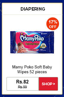 DIAPERING - Mamy Poko Soft Baby Wipes 52 pieces