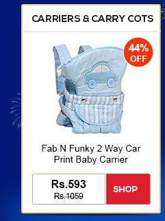 BABY CARRIERS & CARRY COTS - Fab N Funky 2 Way Car Print Baby Carrier