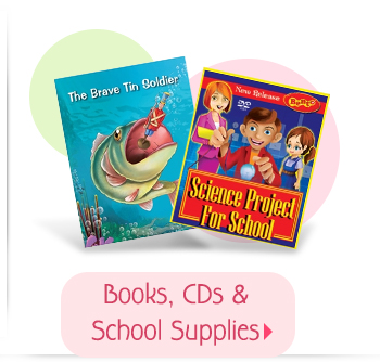 Books, CDs & School Supplies
