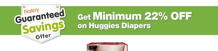 Get Minimum 22% OFF on Huggies Diapers