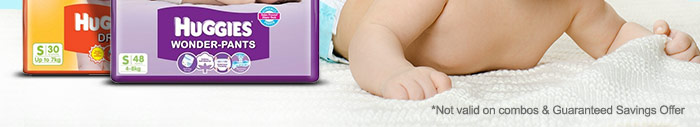 Extra Rs.50 OFF* on Huggies Diapers