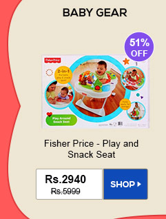 Baby Gear - Fisher Price - Play and Snack Seat