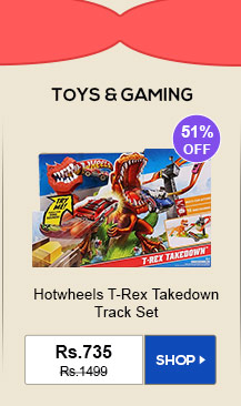 Toys & Gaming - Hotwheels T-Rex Takedown Track Set