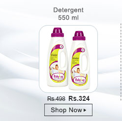 Babyhug Liquid Laundry Detergent - 550 ml - Pack of 2