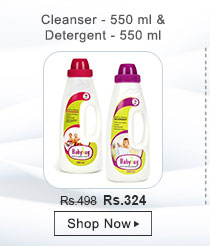 Babyhug Cleanser & Detergent- 550 ml  - Pack of 2