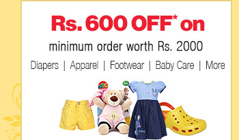 Rs. 600 Off* on minimum order worth Rs. 2000