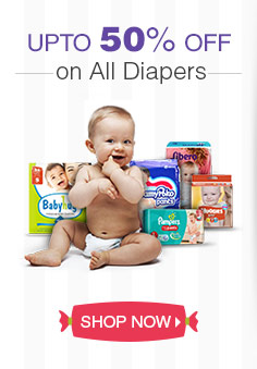 Upto 50% OFF* on All Diapers
