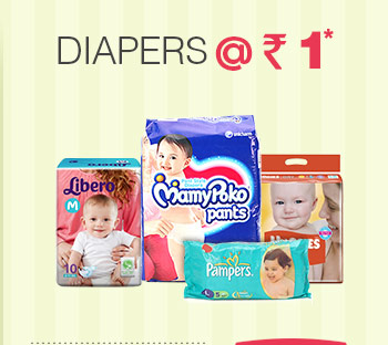 Diapers @ Rs. 1*