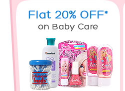 Flat 20% Off* on Baby Care