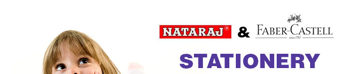 Nataraj & Faber Castell Stationery @ Rs.11*
