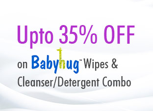 Upto 35% OFF on Babyhug Cleanser/Detergent & Wipes Combo