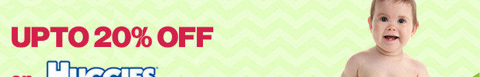 Upto 20% OFF on Huggies