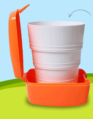 Collapsible Cups @ Rs 3* Only