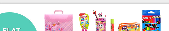 Flat 25% OFF* on Kids Stationery
