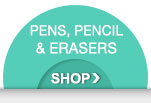 Pens, Erasers and Pencil Boxes