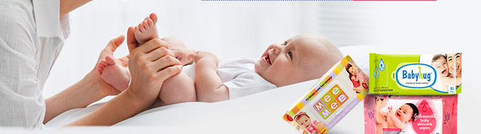 Clean Baby... Happy Baby Flat 25% OFF* on Wipes