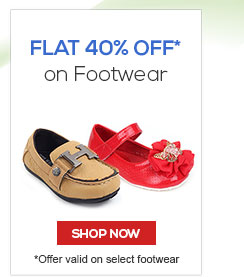 Flat 40% OFF* on Footwear