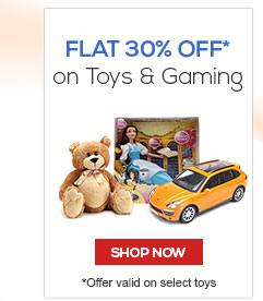 Flat 30% OFF* on Toys & Gaming