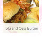 Tofu and Oats Burger