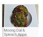 Moong Dal & Spinach Appe