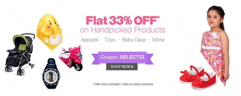 Get Flat 33% OFF on 22000+ products @ Firstcry – Baby Care & Toys