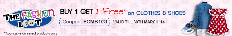 Buy 1 Get 1 Free Kids Clothes & Footwear – FirstCry.com Online Shop