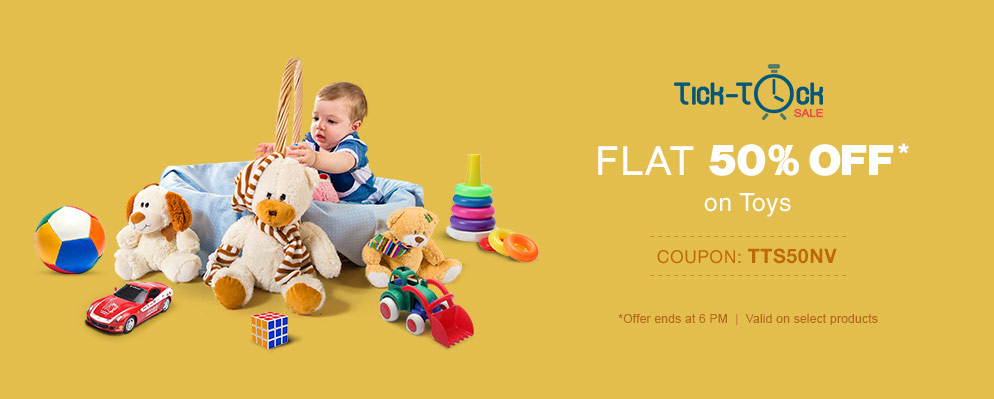 FirstCry Tick Tock Sale On Toys FirstCry Tick Tock Sale On Toys discount offer image 1