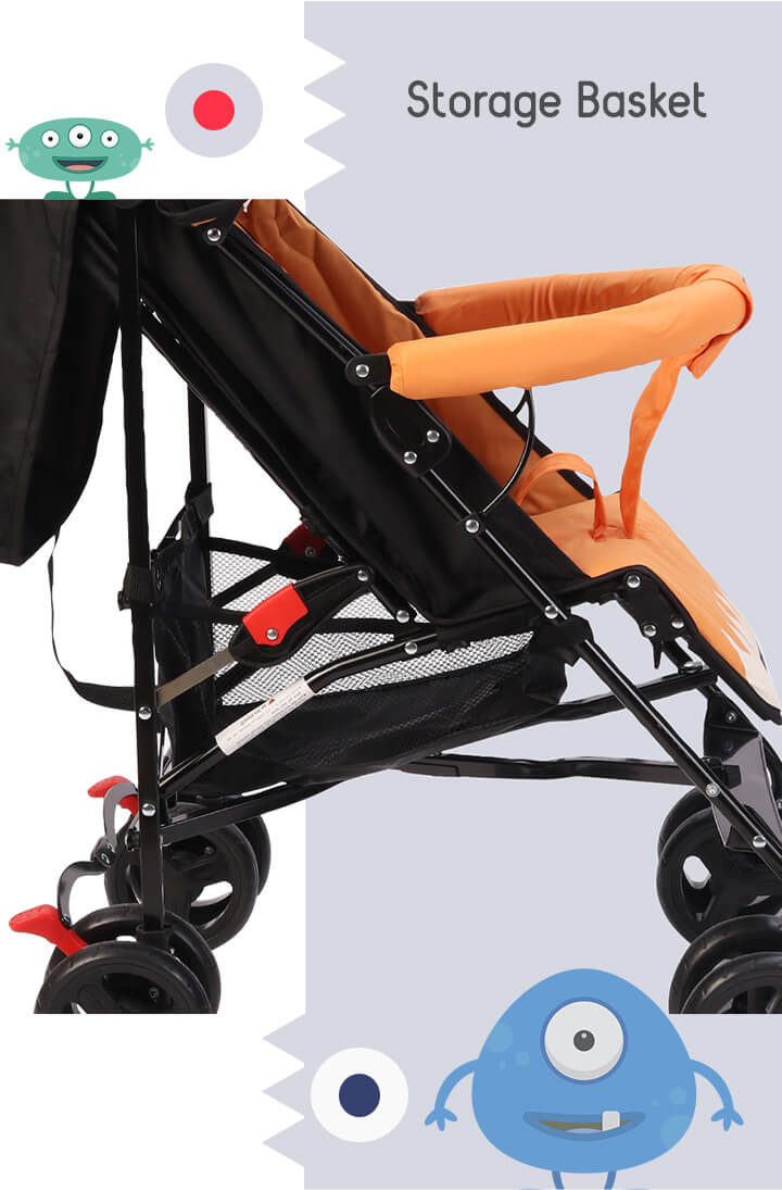 babyhug lil monsta stroller