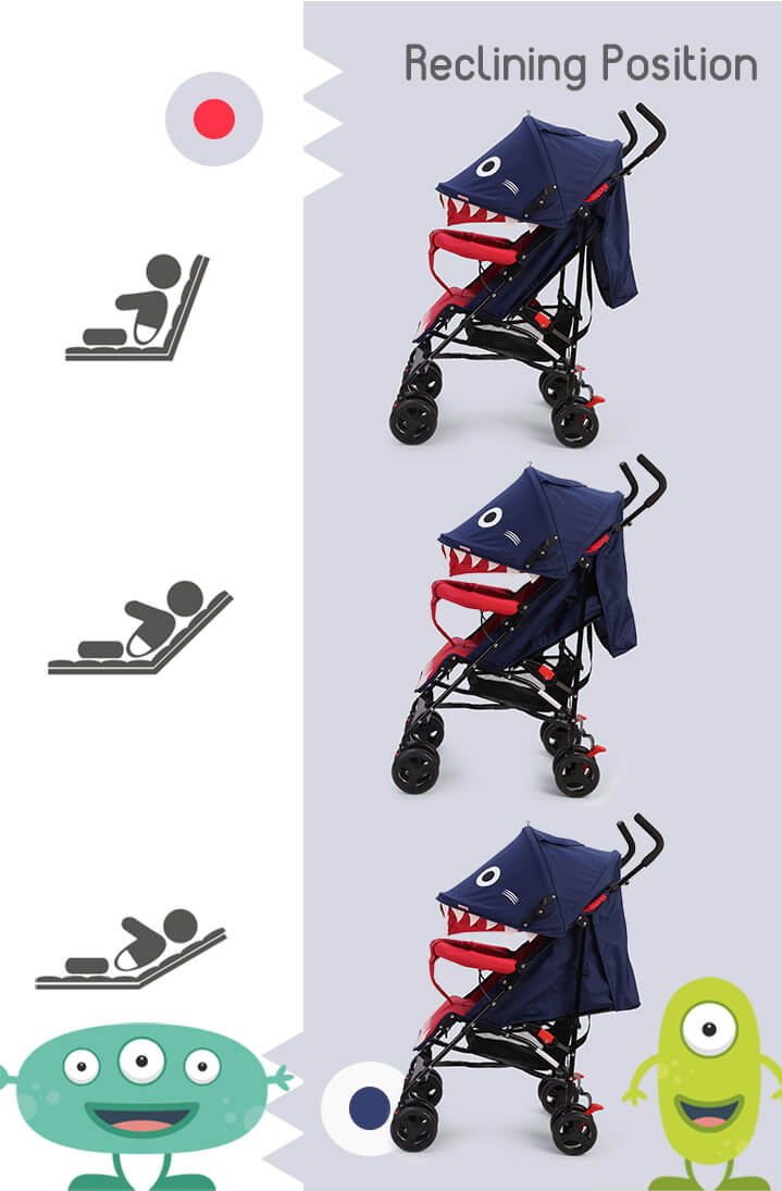 babyhug lil monsta stroller