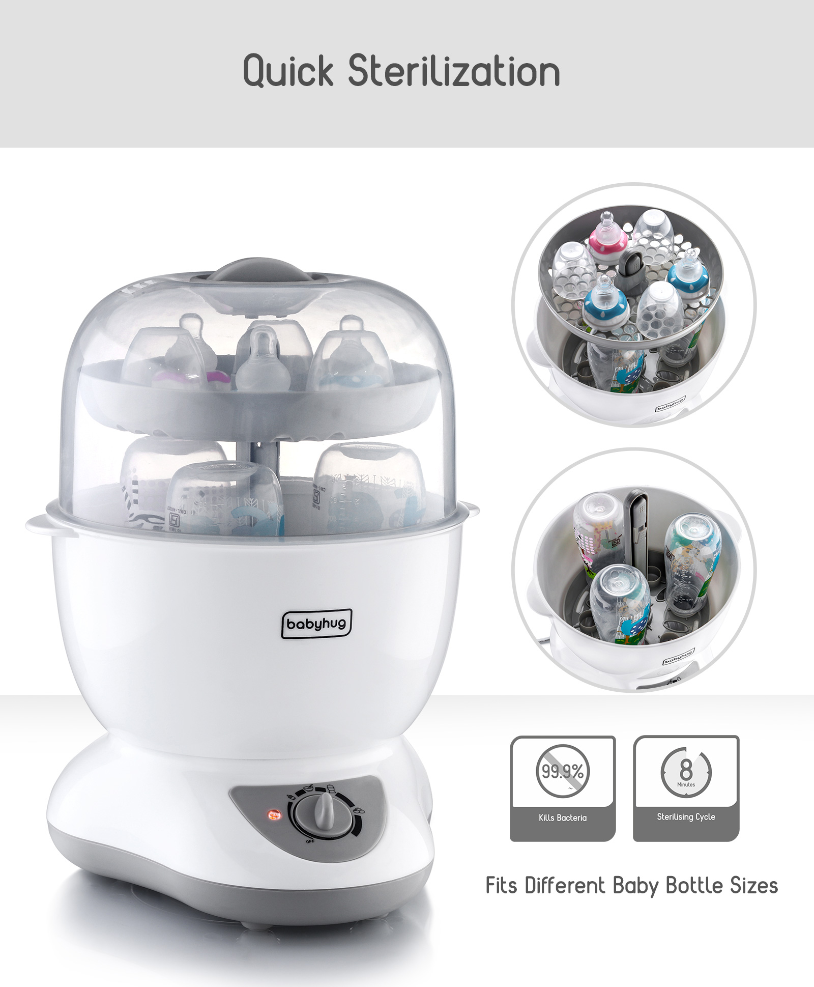 Babyhug 6 In 1 Steam Sterilizer Cum Warmer Online In India Buy At